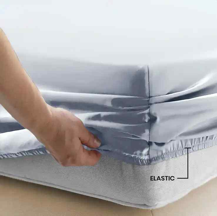 3 Pcs Fitted Sheet Set-White