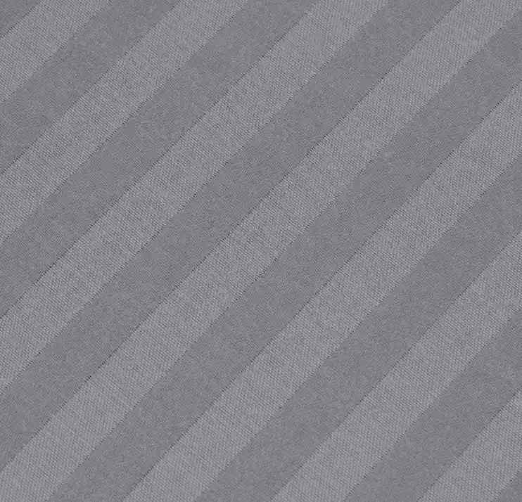 3 Pcs Stripe Fitted Sheet Set-Grey