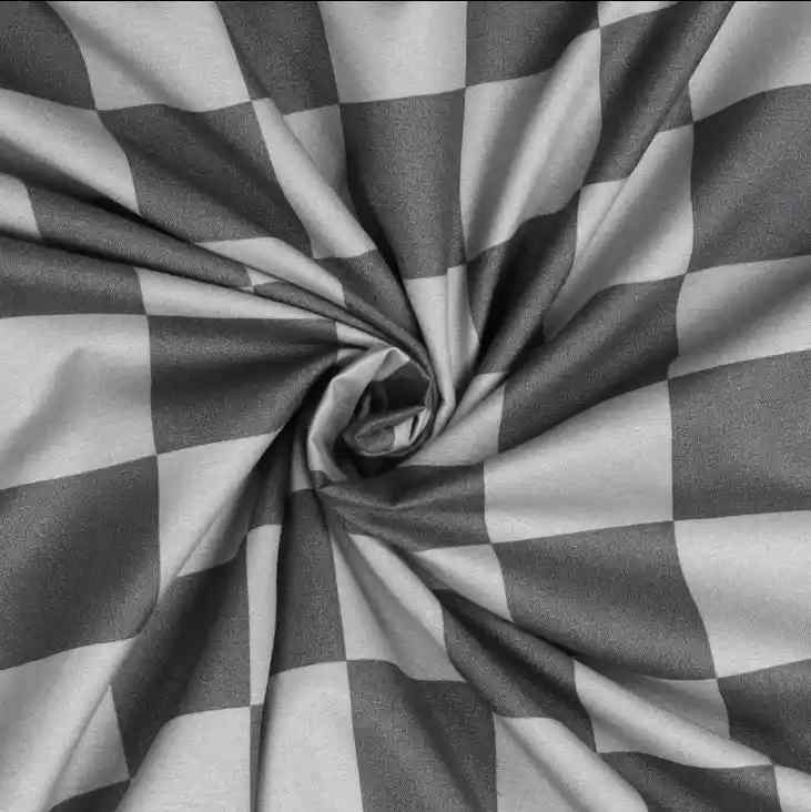 Chess Design Soft Satin Bedsheet
