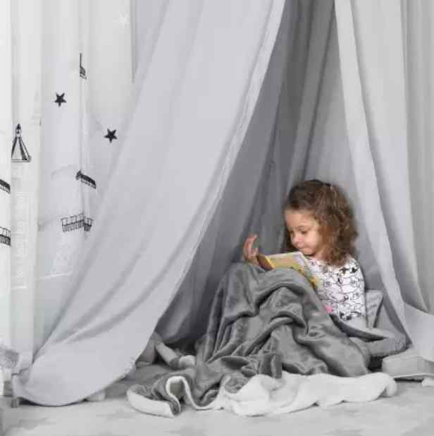 Charcoal Fluffy Sherpa Blanket