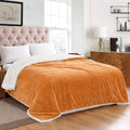Camel Sherpa Throw Blanket
