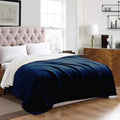 Navy Blue Throw Blanket