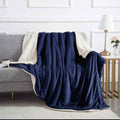 Navy Blue Throw Blanket