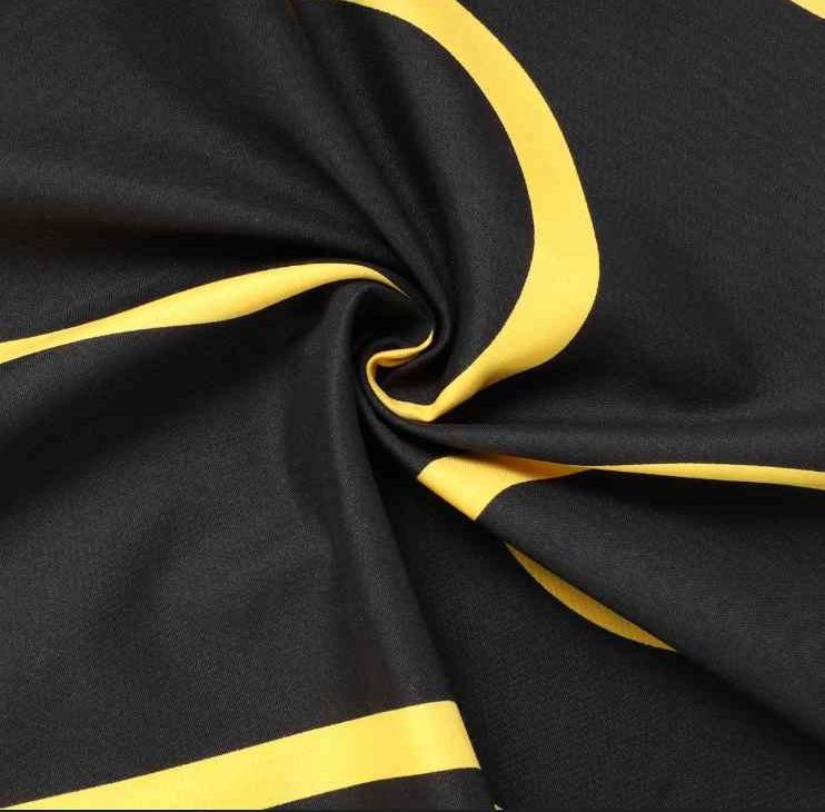 Black & Yellow Waves