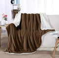 Chocolate Sherpa Throw Blanket