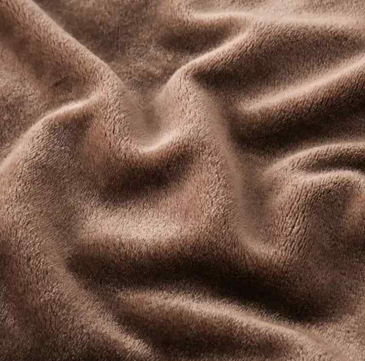 Coffee Fleece Throw Blanket