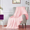 Pink Fleece Throw Blanket
